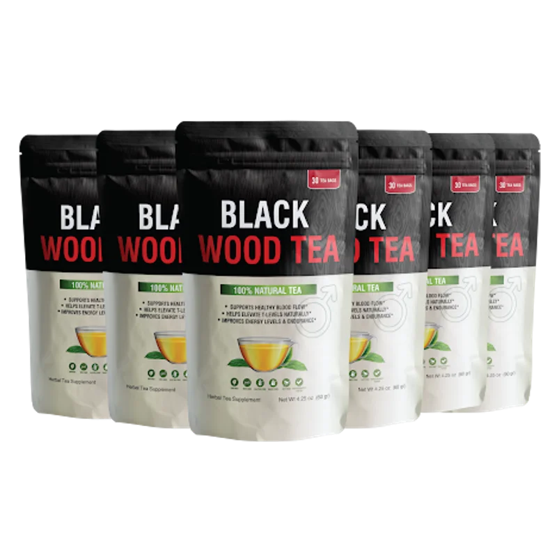 Black Wood Tea bottle